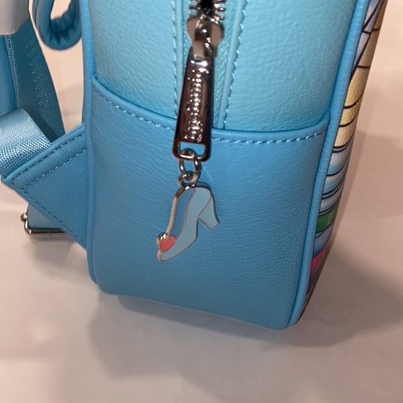 Loungefly faux-leather Cinderella Disney Backpack Gus Prince Bag - Picture 3 of 17